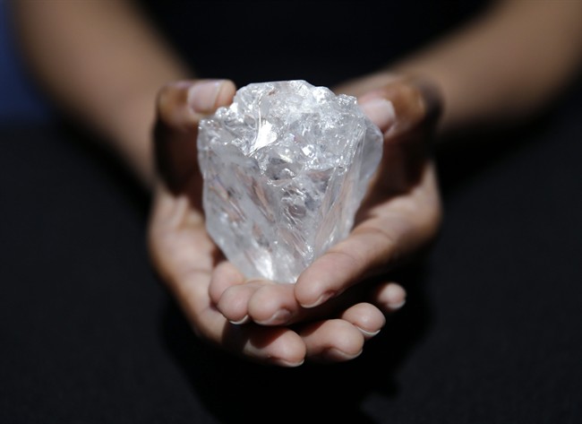 The auction house plans to offer the Lesedi la Rona diamond in London on June 29