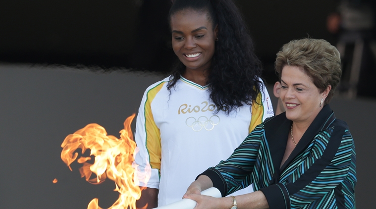 Rio Olympics Rio Olympics updates Dilma Rousseff Olympic flame Olympic flame news sports news sports