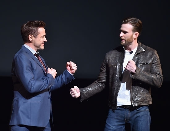 Robert Downey Jr. And Chris Evans