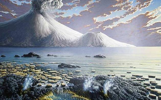 Early earth air Earth atmosphere air bubbles gases on earth