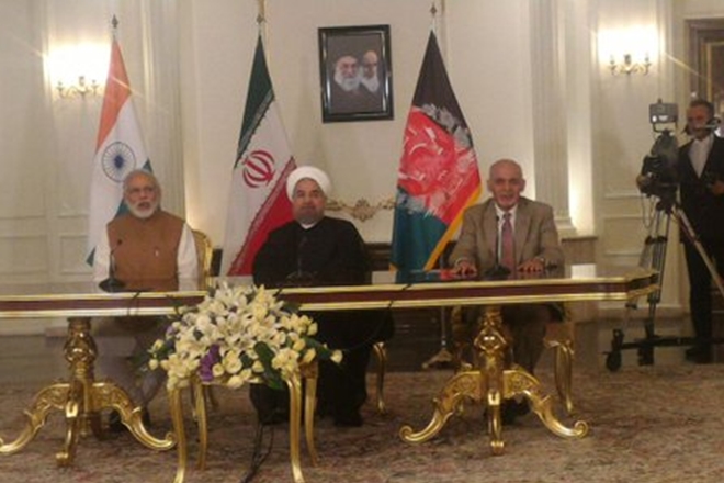 PM Modi Modi in Iran India-Iran-Afghanistan pact