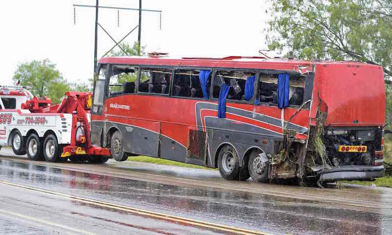 8 killed, 40 injured in bus crash north of Laredo