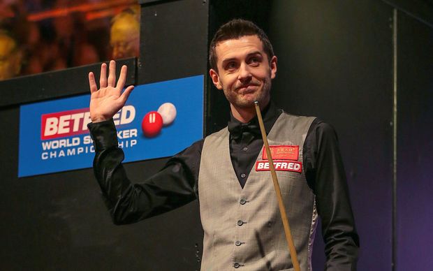 English snooker player Mark Selby