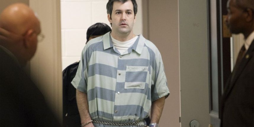 Former police officer Michael Slager walks to the defense table bond hearing in Charleston South Carolina in this