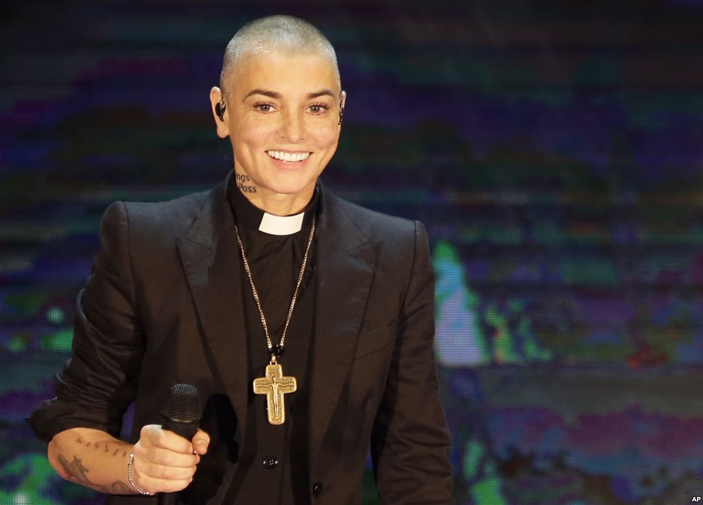 FILE- Singer Sinead O'Connor shown in 2014 was found safe after concerns that she was missing police in Chicago say