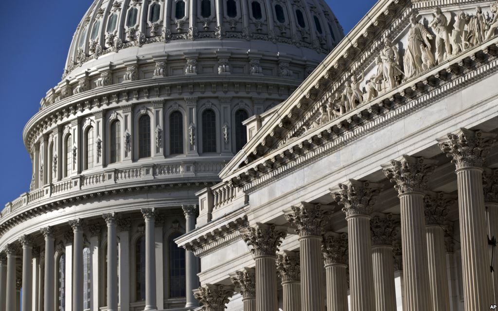 FILE- The Senate and the Capitol Dome are seen in Washington