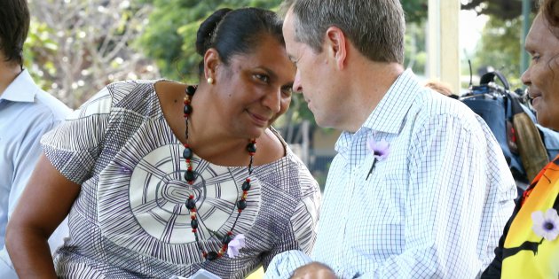 Fairfax Media                       Bill Shorten comforts a car crash victim