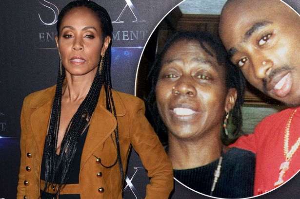 Jada Pinkett Smith Tupac Shakur with his mother Afeni Shakur