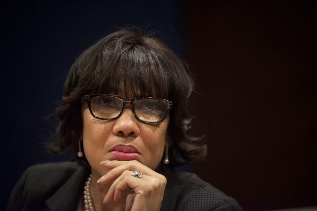 Flint Michigan Mayor Karen Weaver testifies before the House Democratic Steering & Policy Committee at a hearing titled'The Flint Water Crisis Lessons for Protecting America's Children at the Capitol