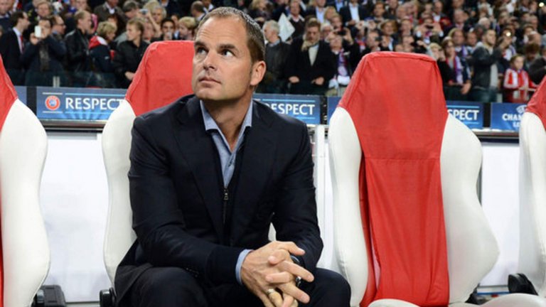 Former Ajax boss Frank de Boer is favourite for the Everton job