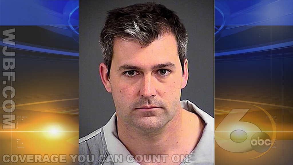 Charleston County S.C. Sheriff's Office shows Patrolman Michael Thomas Slager. A grand jury in Charleston on Monday