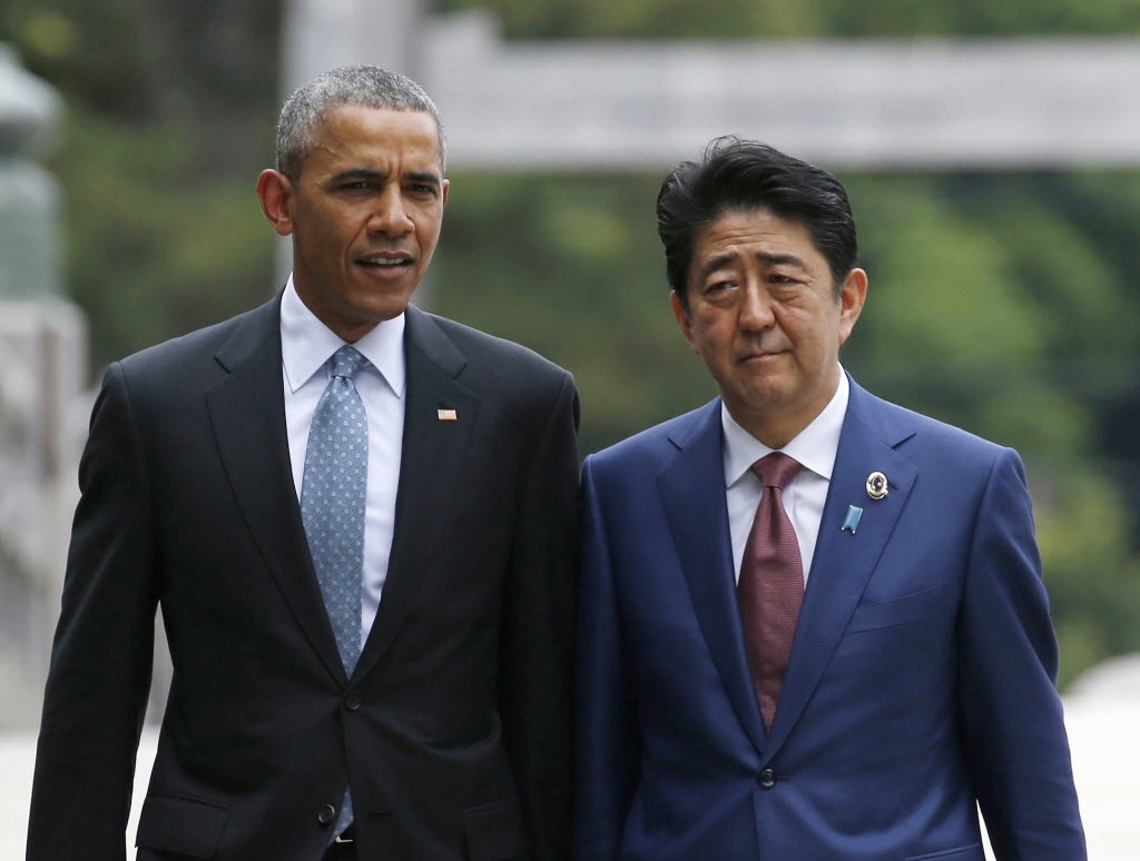 The Latest: G-7 leaders arrive at Japan's sacred Ise shrine