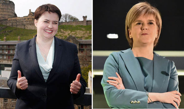 Ruth Davidson and Nicola Sturgeon