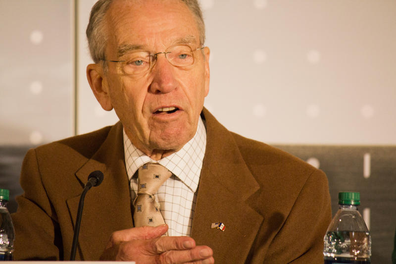 Iowa's senior senator Republican Chuck Grassley says the GOP has plenty of time to unite behind apparent presidential nominee Donald Trump