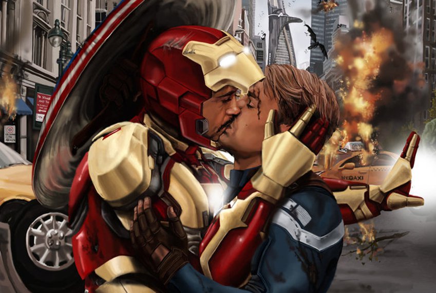 There is a gay 'director's cut&#039 of Captain America Civil War and it is adorable