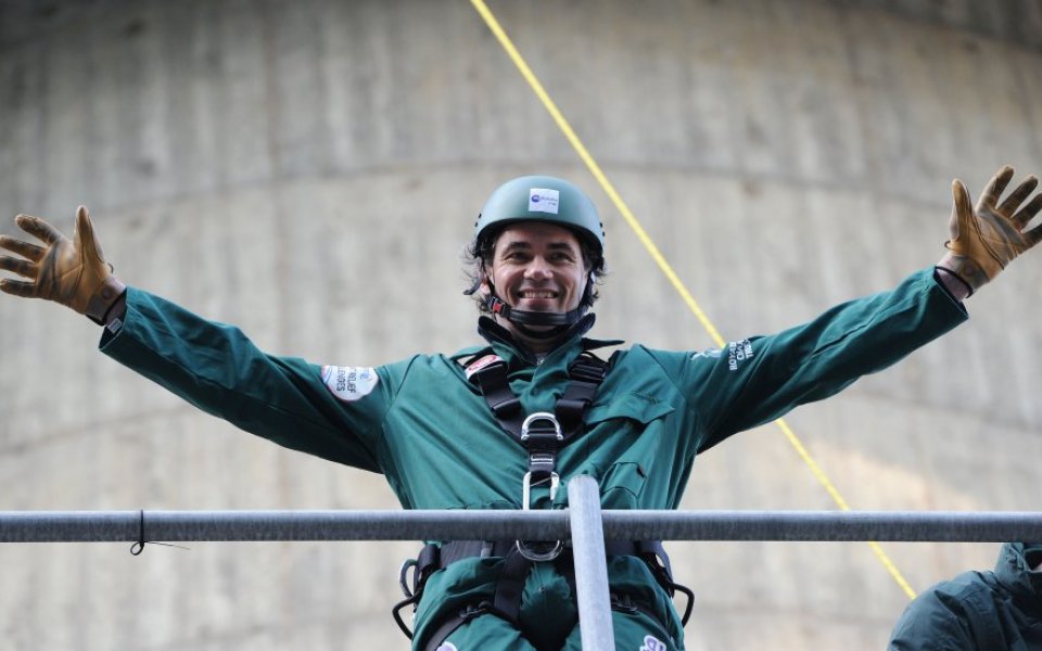 The Royal Marines 350th Anniversary Launched By Abseiling Down The BT Tower