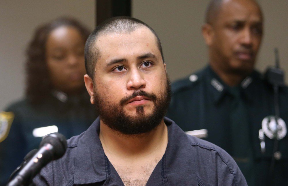 George Zimmerman in 2013 and his Kel Tec PF-9 pistol