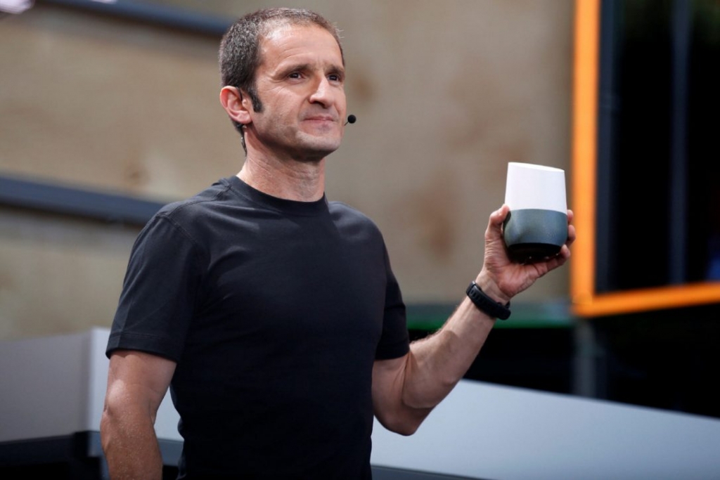 Mario Queiroz vice president of product management at Google introduces Google Home during the Google I  O 2016 developers conference in Mountain View Calif. on Wednesday