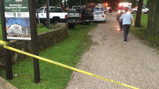 About two dozen trapped in Kentucky cave