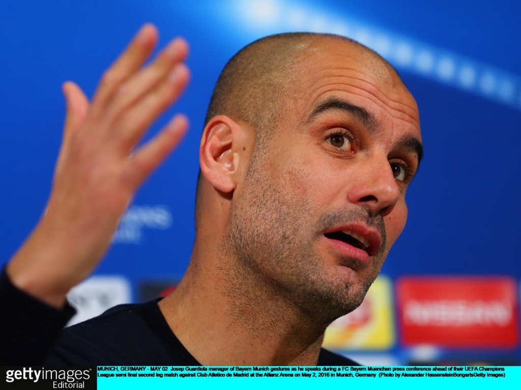 Guardiola is confident Bayern can turn the tie around against Atletico Alexander Hassenstein  Getty Images