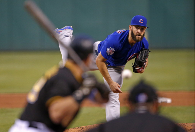 If you count last fall's wild-card win the Cubs beat the Pirates for the seventh time in their last nine meetings Tuesday behind Jake Arrieta's pitching