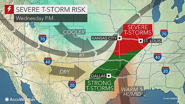 Severe storms likely Tuesday and Wednesday afternoons