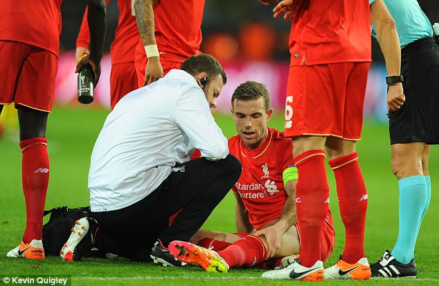 Henderson feared he would not feature in the clash in Switzerland as he recovered from a knee injury