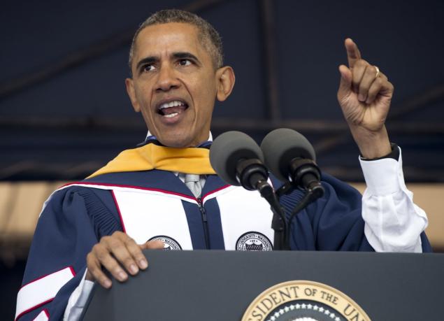 “America is a better place today than it was when I graduated from college,” Obama said in one of his final commencement addresses as President