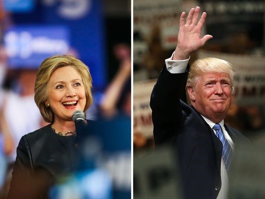 Hillary Clinton and Donald Trump look set for an ugly battle for the White House after a bruising primary season