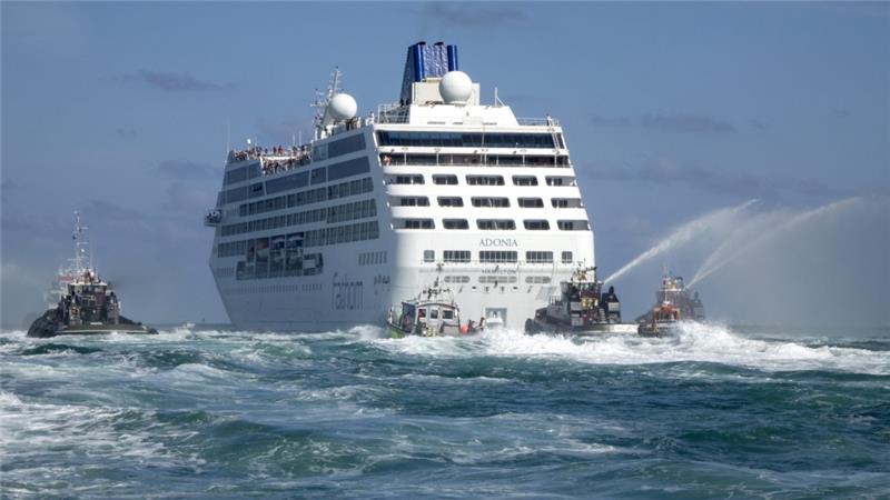 First US cruise ship in nearly 40 years arrives in Cuba