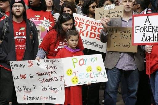 Detroit schools reopen after teachers stage massive two-day 'sickout'