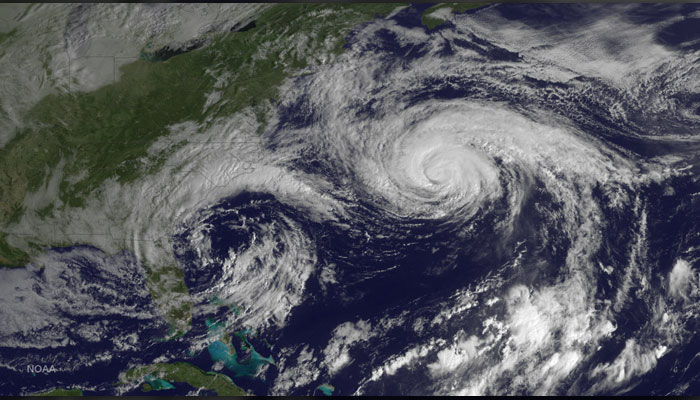 Hurricane Joaquin – North of Bermuda