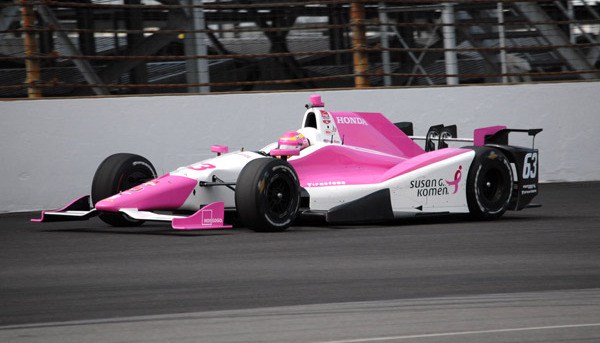 I will never drive Pippa Mann's Susan G. Komen Honda car around the Indianapolis Motor Speedway for 11 very good reasons