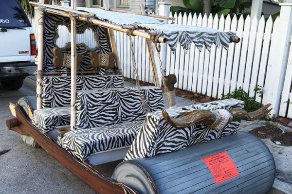 Illegally-parked Flintstones ride reunited with owner