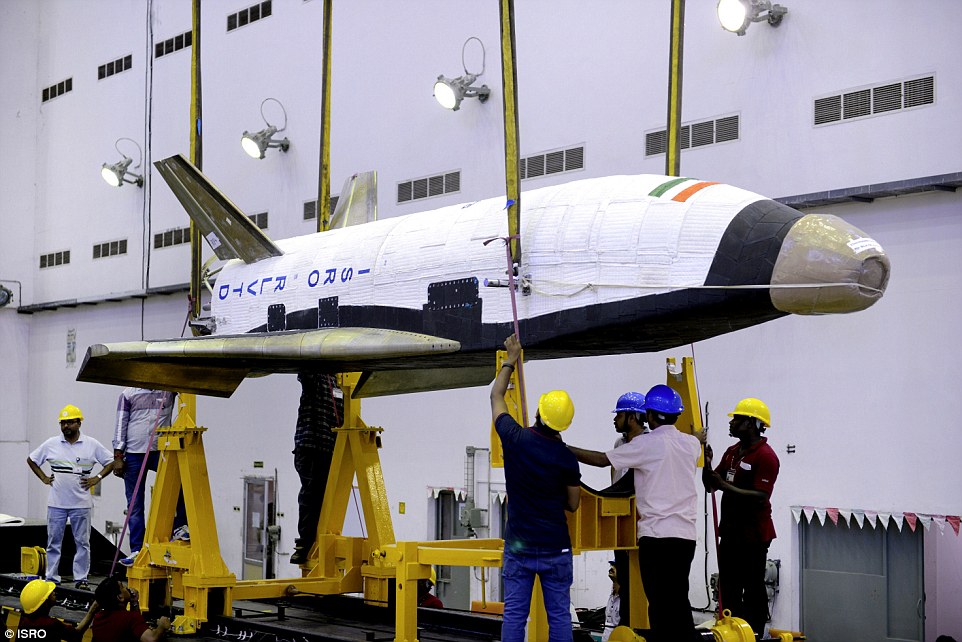 The Indian Space Research Organisation has developed the 1.7-tonne winged shuttle reportedly on a miniscule budget of one billion rupees over a five-year period