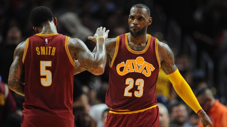 J.R. Smith Le Bron James and the Cavaliers are awaiting their East finals opponent