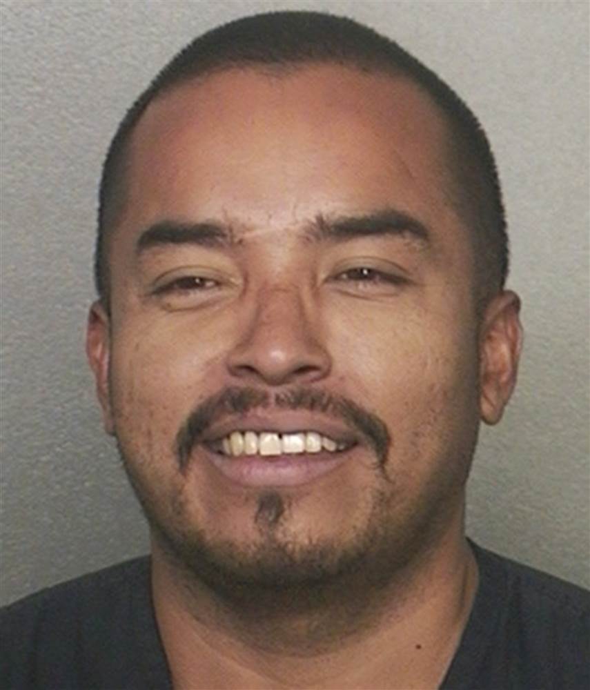 James Medina's mugshot on Aug. 19 2012. Broward Sheriff's Office