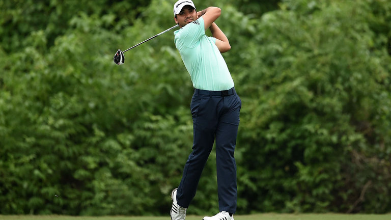 Jason Day is eight holes into his third round