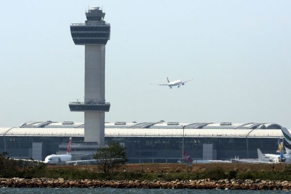 John F. Kennedy International Airport is seen