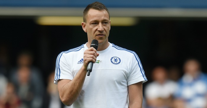 John Terry Addressed the crowd on Sunday