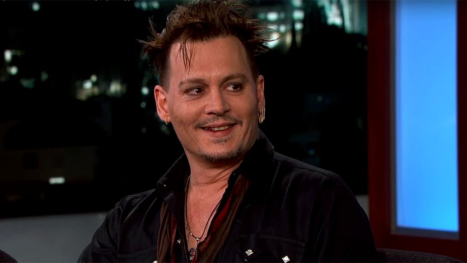 Johnny Depp on 'Jimmy Kimmel Live&#039                  Courtesy of YouTube  Jimmy Kimmel Live