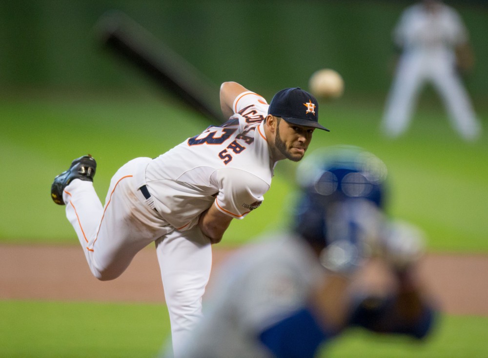 APR 24 2016 Boston Red Sox designated hitter David Ortiz at the plate during a baseball game between the Houston Astros and the Boston Red Sox at Minute Maid Park Sunday in Houston. Boston Red Sox defeated Houston Astros 7-5 in twelfth inning. ( J