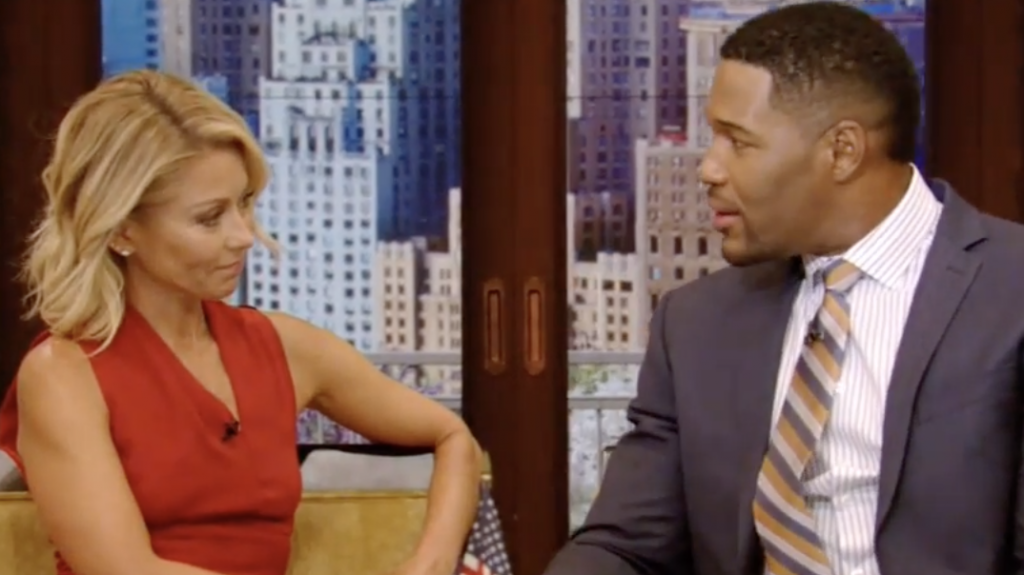 Kelly Ripa returned to her show after a week-long absence to address Michael Strahan's departure for GMA