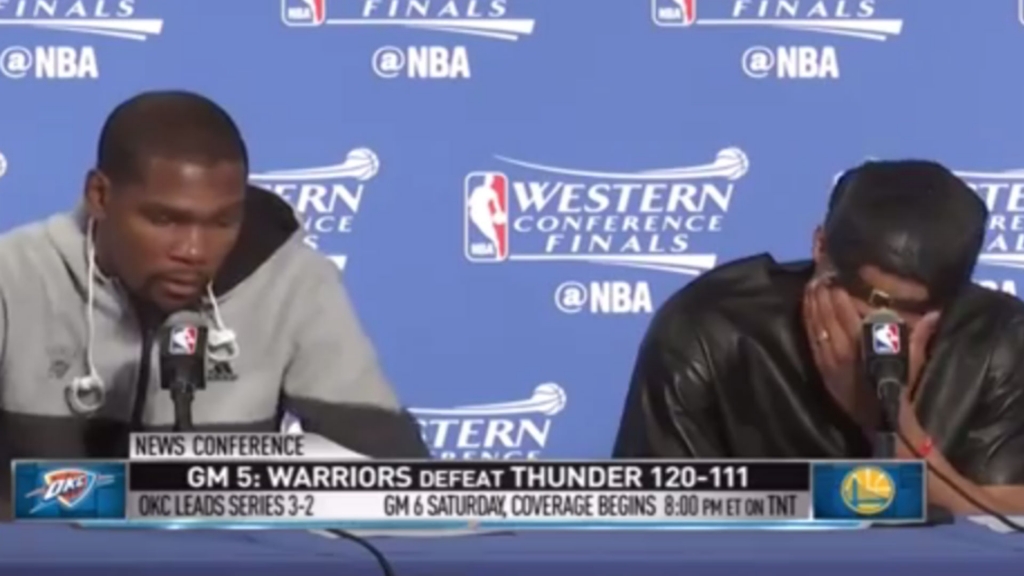 Kevin Durant and Russell Westbrook comment on Stephen Curry's defense