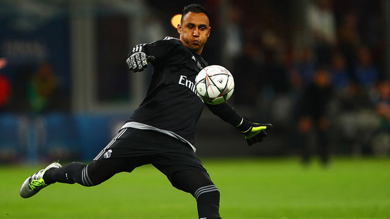 Keylor Navas of Real Madrid in action during the UEFA Champions League final