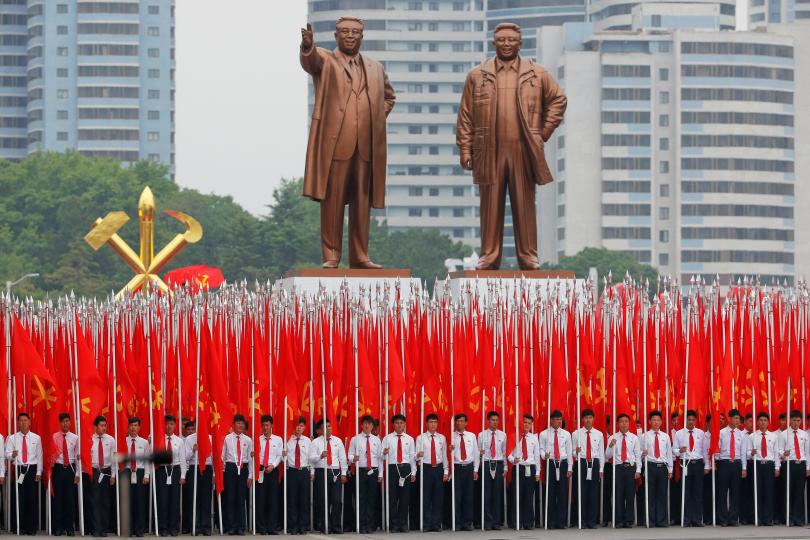 NorthKoreaStudentsParade