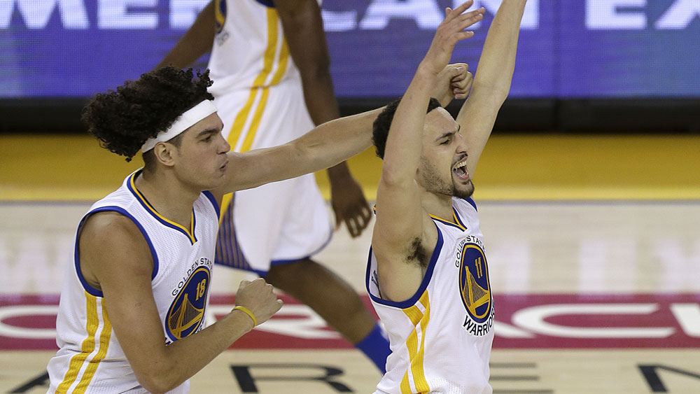 Klay Thompson starred for the Warriors