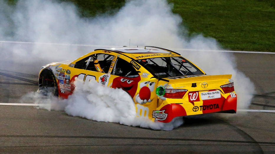 Kyle Busch wins NASCAR Cup race to give Toyota weekend sweep at Kansas