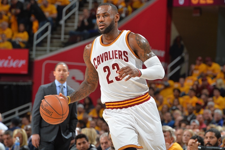 LeBron James leads the Cavs to a game 1 victory against the Atlanta Hawks