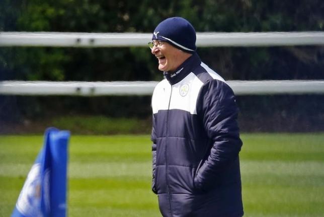 Britain Soccer Football- Leicester City Training- Leicester- 3/5/16 Leicester manager Claudio Ranieri during training Reuters  Darren Staples Livepic